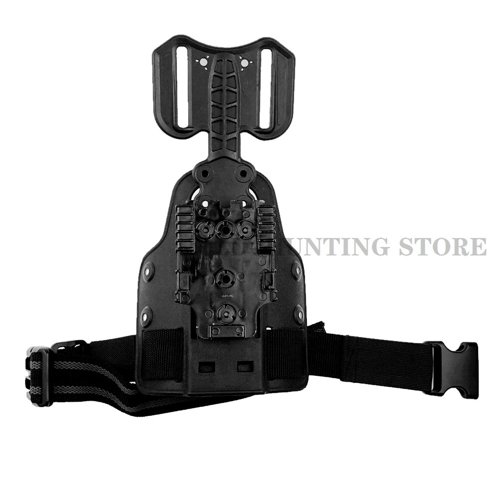 Adaptador QLS táctico para funda de pistola – Sistema bloqueo rápido muslo G17 M9 SIG - imagen 5
