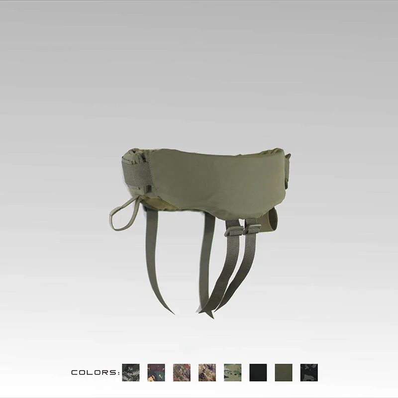 Protector de cuello táctico ajustable con liberación rápida