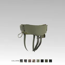 Protector de cuello táctico ajustable con liberación rápida