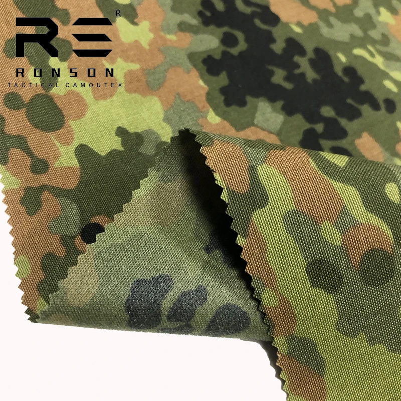 Chaleco táctico Flecktarn alemán impermeable de nailon Cordura - imagen 2