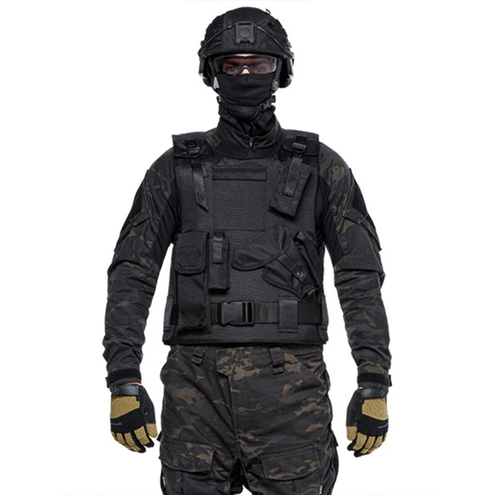 Chaleco táctico Kora-1MK ruso ajustable con bolsillos MOLLE - imagen 3