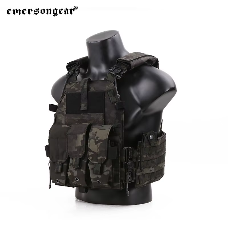 Emersongear Chaleco Táctico Liberación Rápida Portaplacas Protección - imagen 3