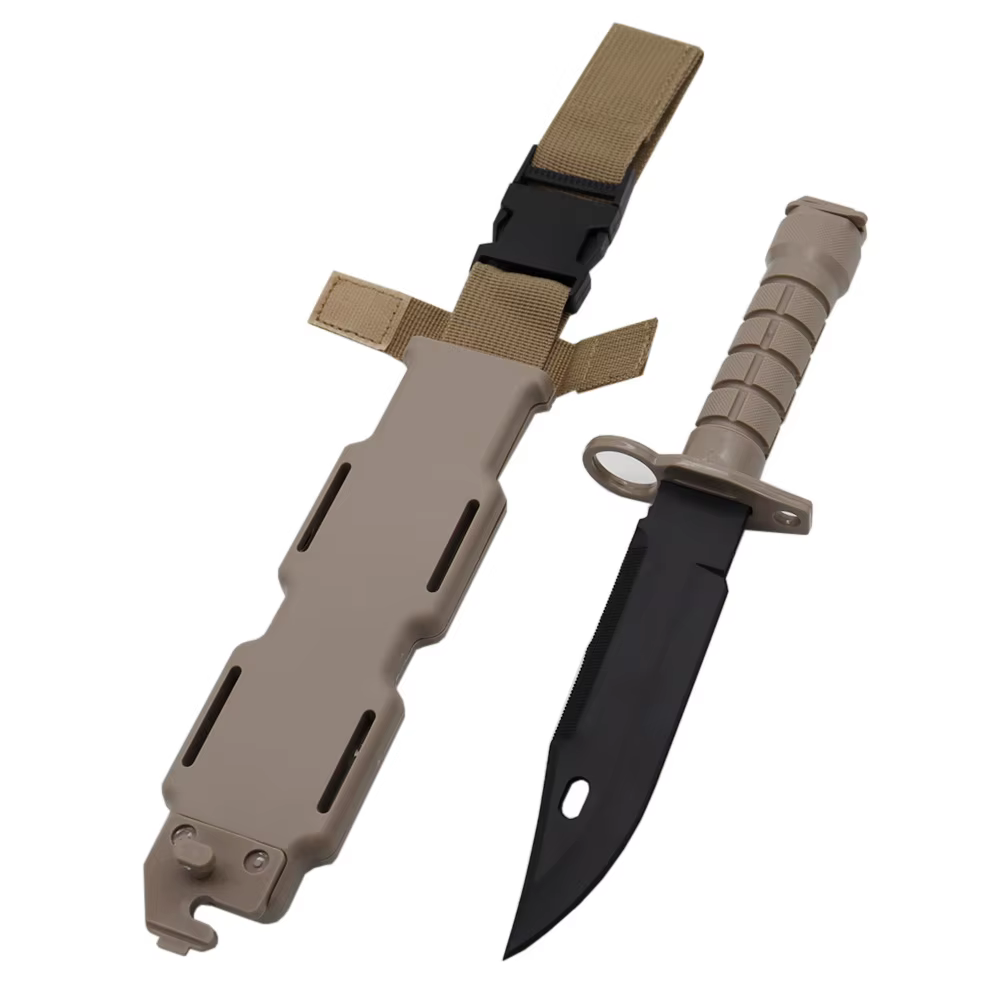 VULPO M9 cuchillo táctico airsoft para entrenamiento – daga de práctica