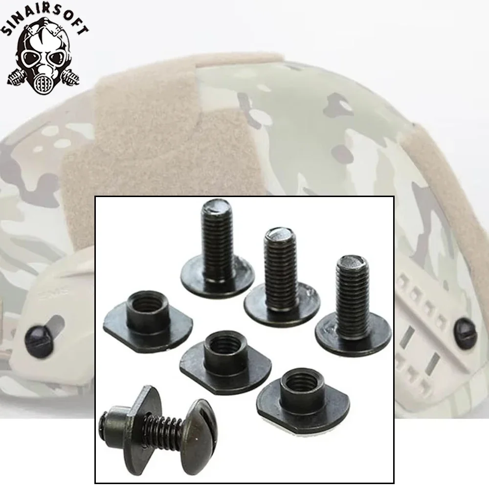 SINAIRSOFT Tornillos Casco Táctico MICH FAST para Airsoft y Paintball - imagen 2
