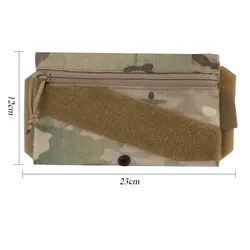 Bolsa táctica MOLLE nailon para caza y airsoft