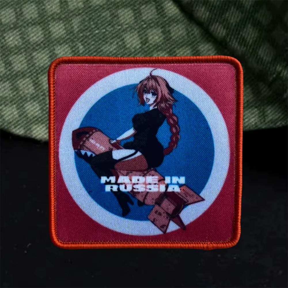 Parche táctico Morale Chevron con Velcro para mochila - hecho en Rusia