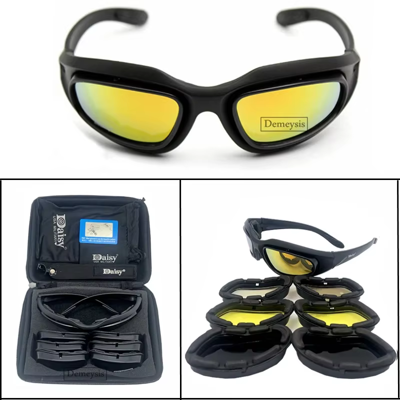 Gafas sol tácticas polarizadas con lentes intercambiables aire libre