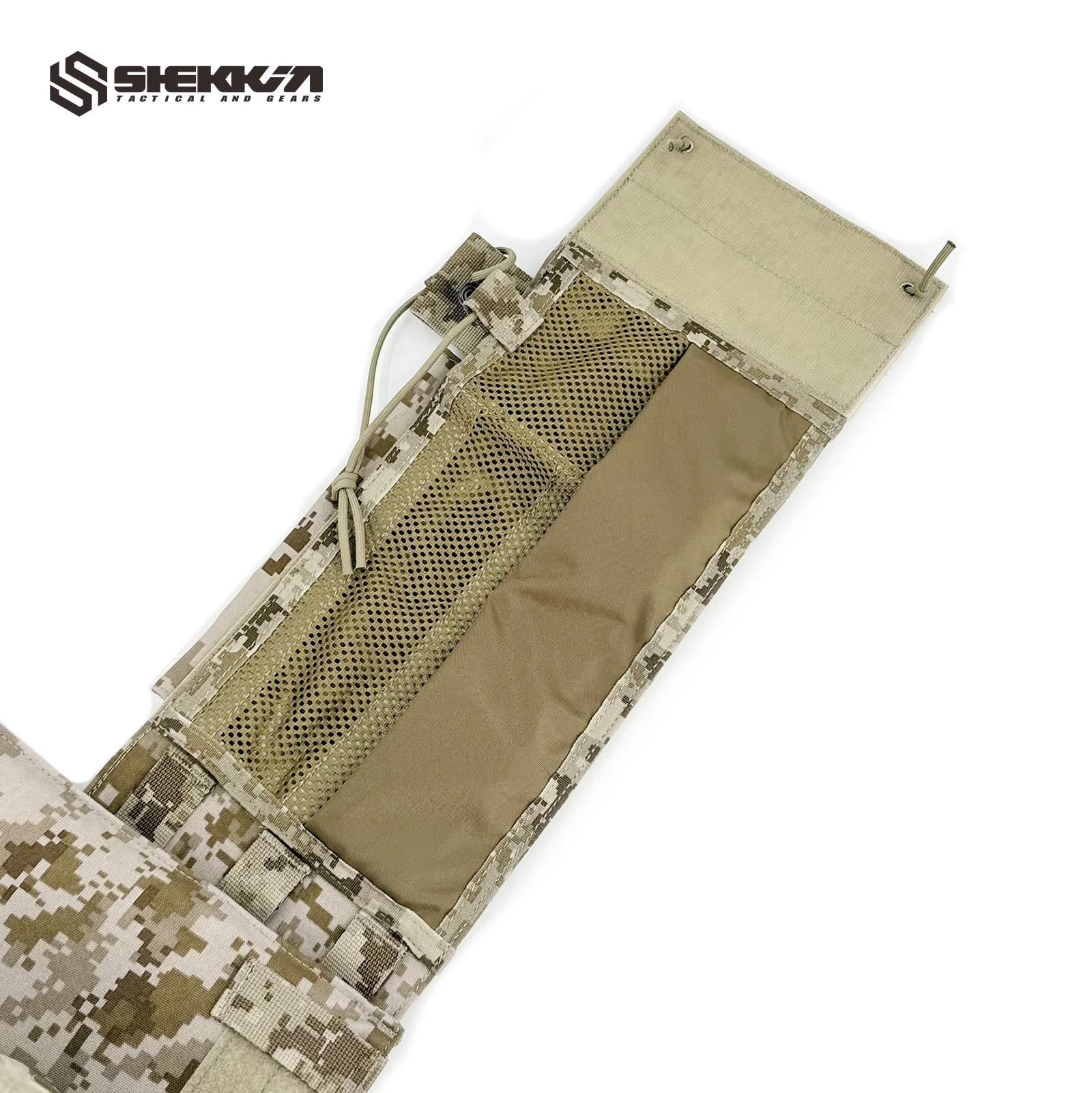 Chaleco táctico Shekkingears portaplacas MOLLE AOR1 Devgru airsoft - imagen 2