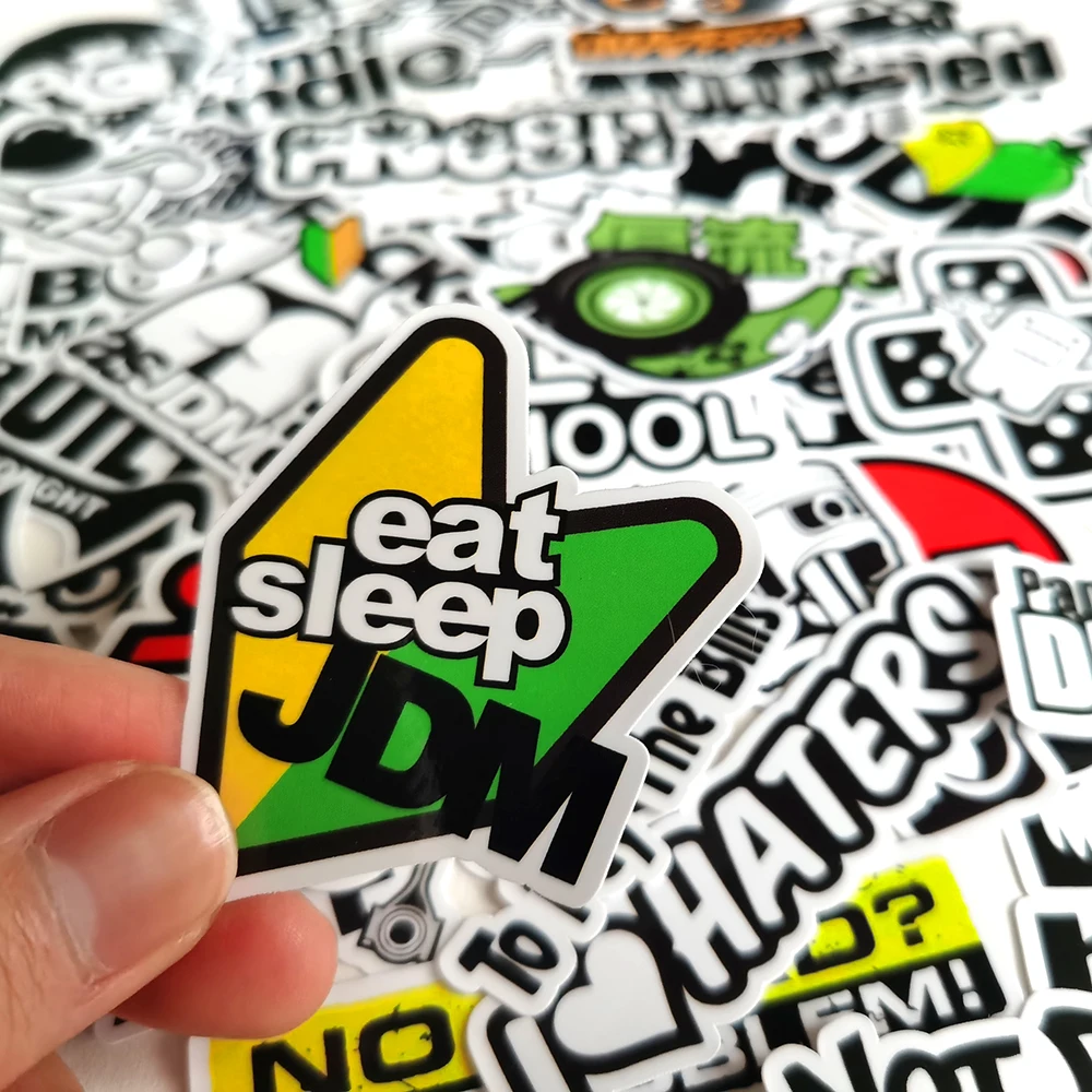 Pegatinas JDM impermeables para coche moto monopatín - imagen 5
