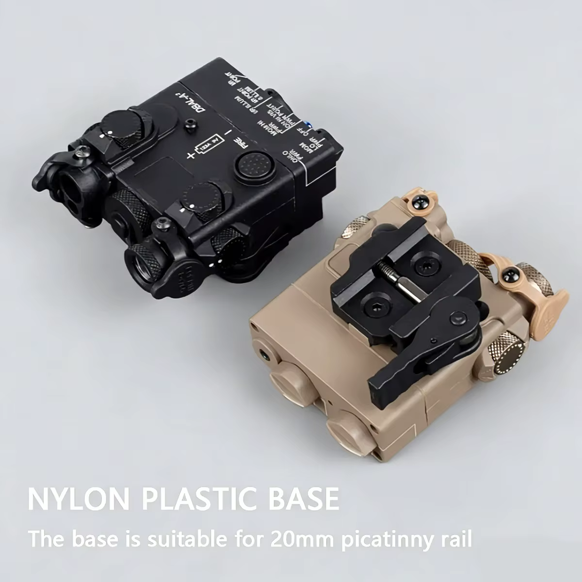 PEQ15 puntero láser táctico con estrobo LED y riel 20 mm AR15 - imagen 4