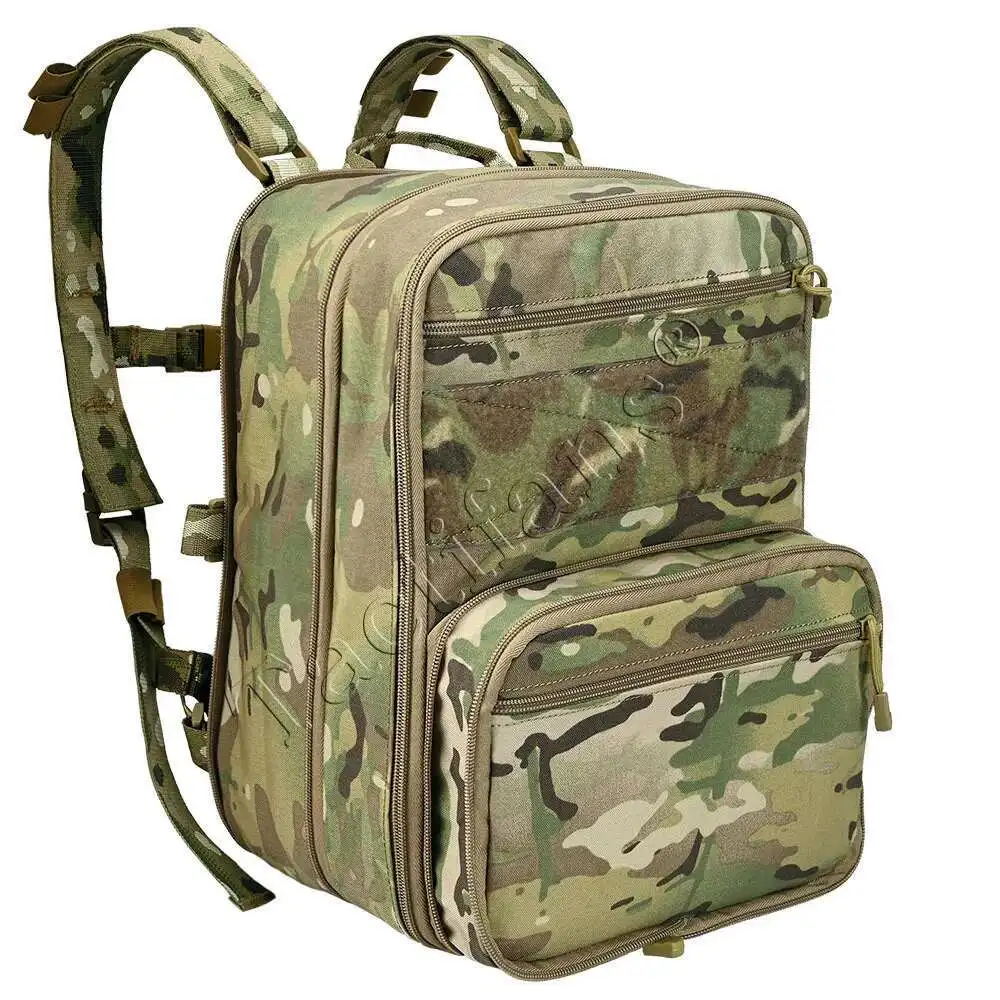 Mochila táctica Flatpack D3 expandible MOLLE con hidratación - imagen 2