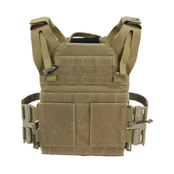 Chaleco táctico JPC MOLLE liberación rápida para airsoft nylon protección