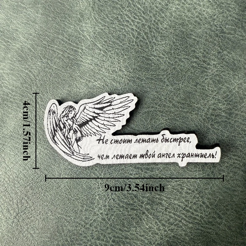 Parche táctico ala de ángel con gancho y bucle para mochila - imagen 3