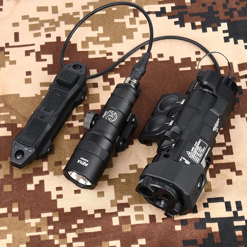 WADSN MAWL-C1 Mejorado Linterna Táctica ARMA CNC con Láser IR Multicolor - imagen 3