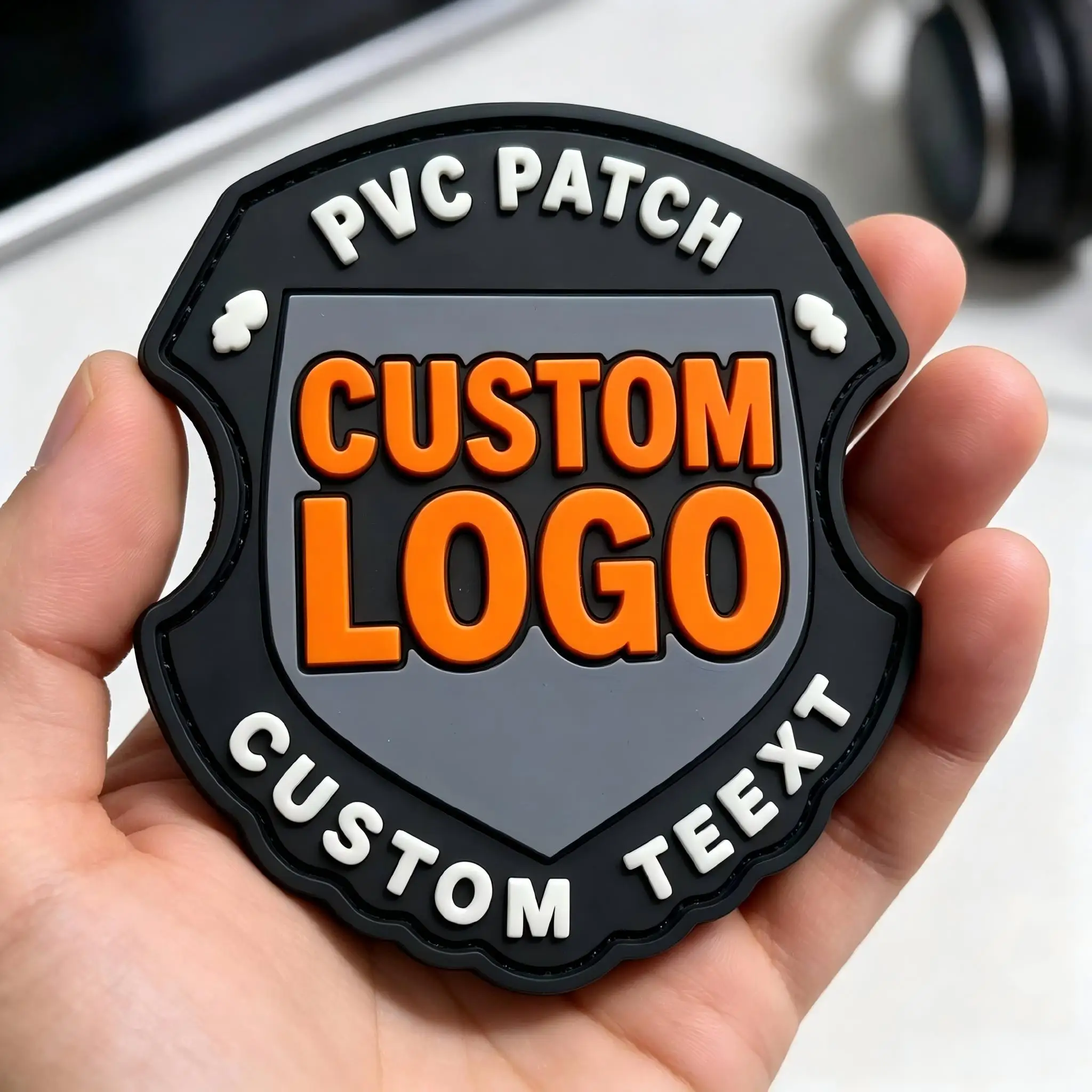 Parche táctico 3D en PVC personalizado para uniforme - imagen 4
