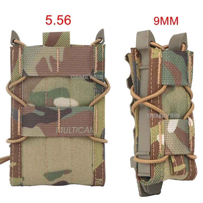 Bolsa porta cargadores MOLLE táctica universal ajustable para rifle - imagen 3