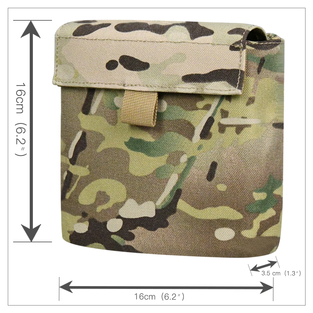 Bolsas laterales Molle EDC UNIONTAC vistas frontales