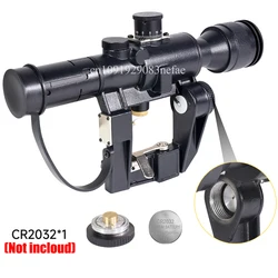 PSO-1 mira telescópica de rifle francotirador puntos rojos