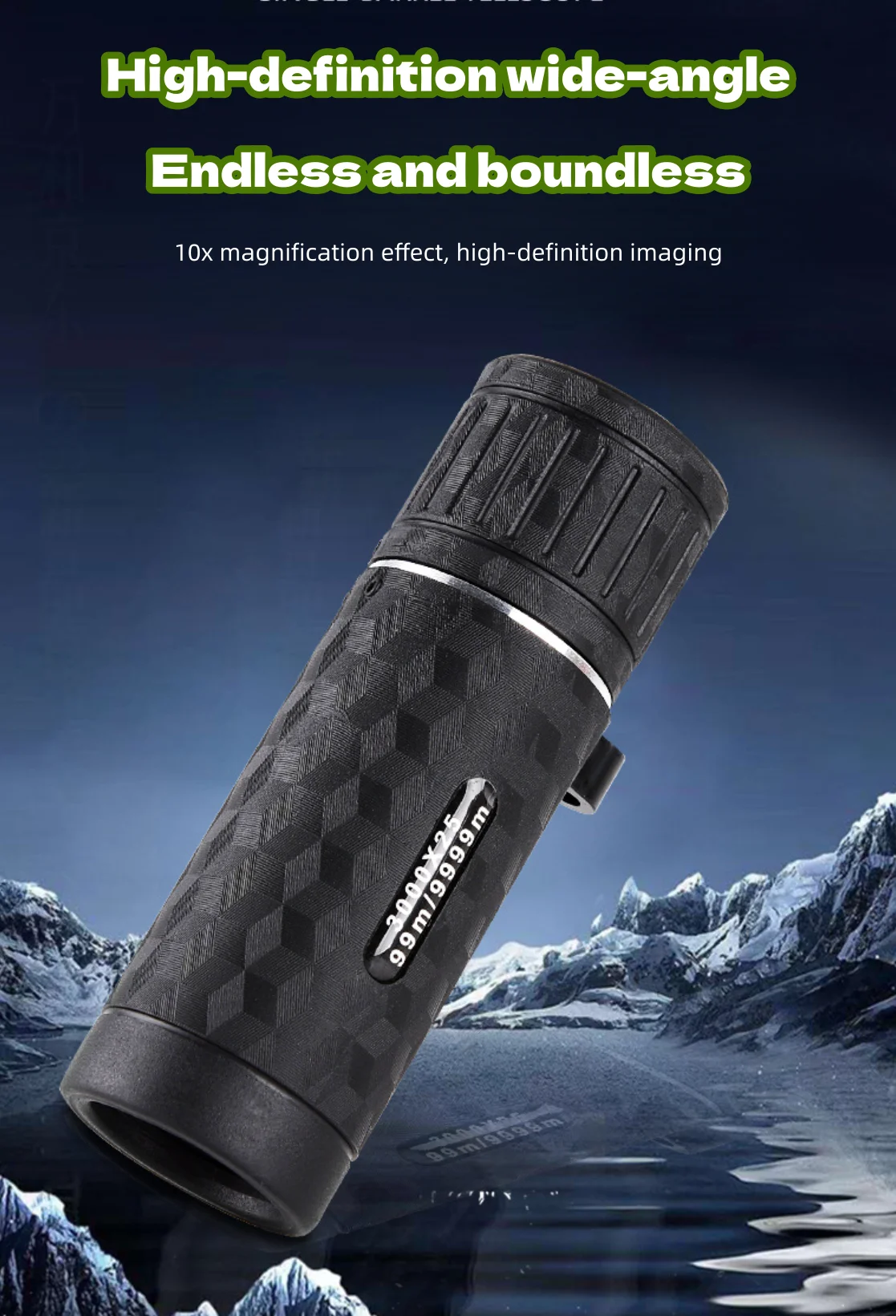 Monocular HD 3000x25 en uso