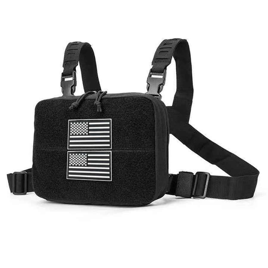 Bolso de pecho táctico ligero liberación rápida MOLLE Magic Sticky - imagen 5