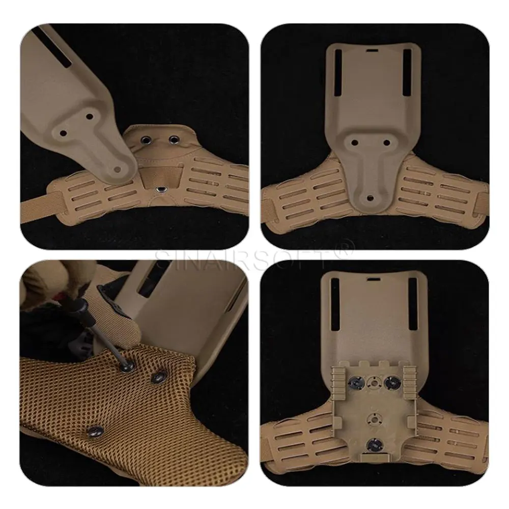 Correa táctica SINAIRSOFT para muslo con montaje ARC - imagen 2