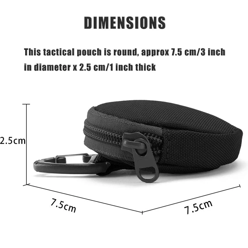 Bolsa táctica EDC mini para accesorios y auriculares - imagen 4