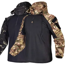 Camisa táctica Multicam CP con capucha ripstop para Airsoft caza