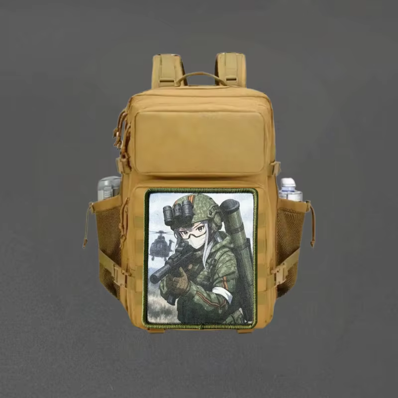 Parche bordado anime velcro para chaquetas y mochilas