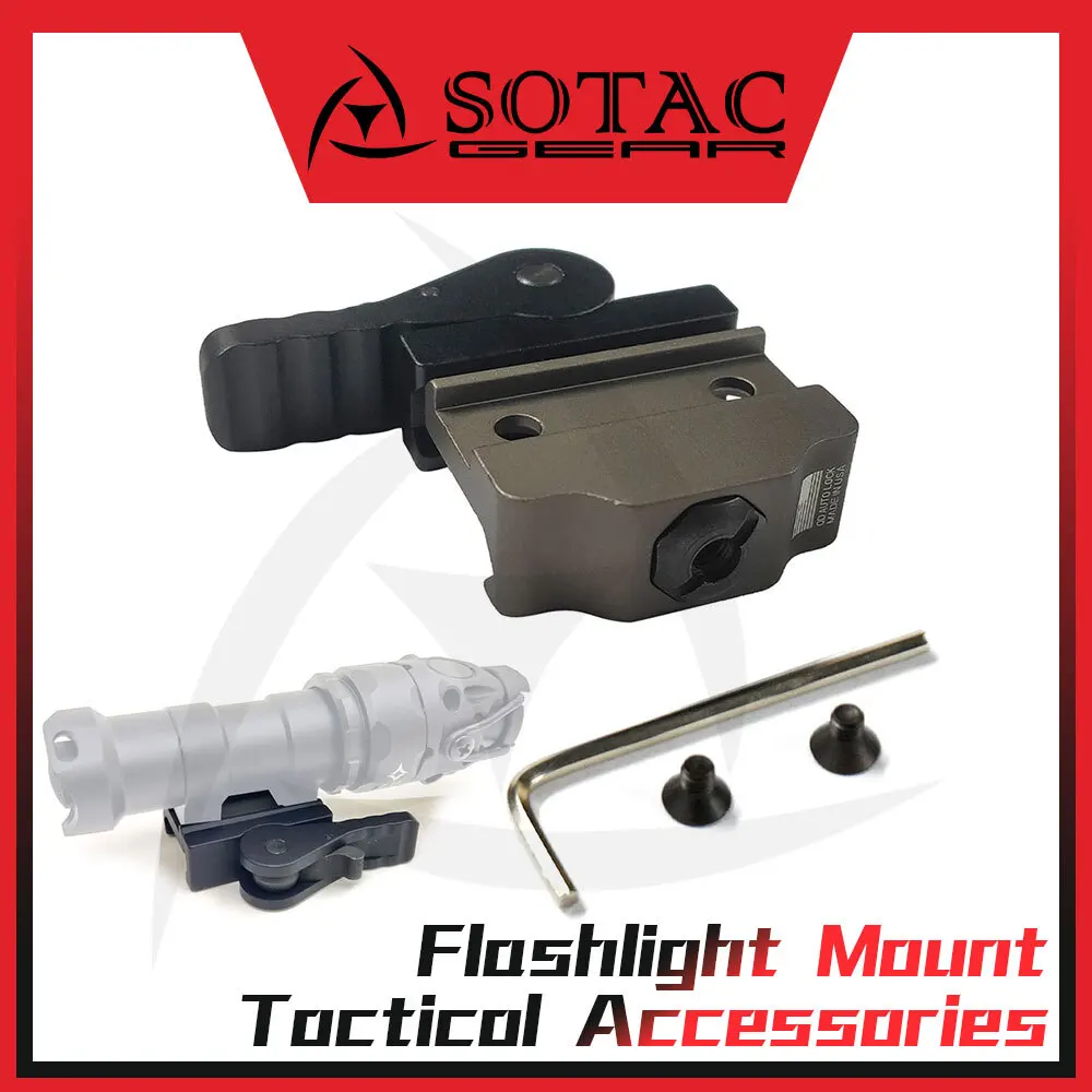 SOTAC-GEAR Montura táctica QD metálica para riel Picatinny