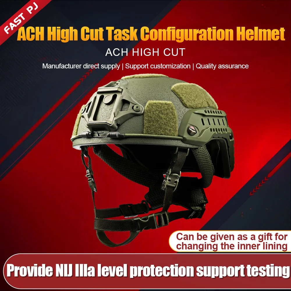 Casco balístico ACH de aramida para airsoft y paintball táctico - imagen 3