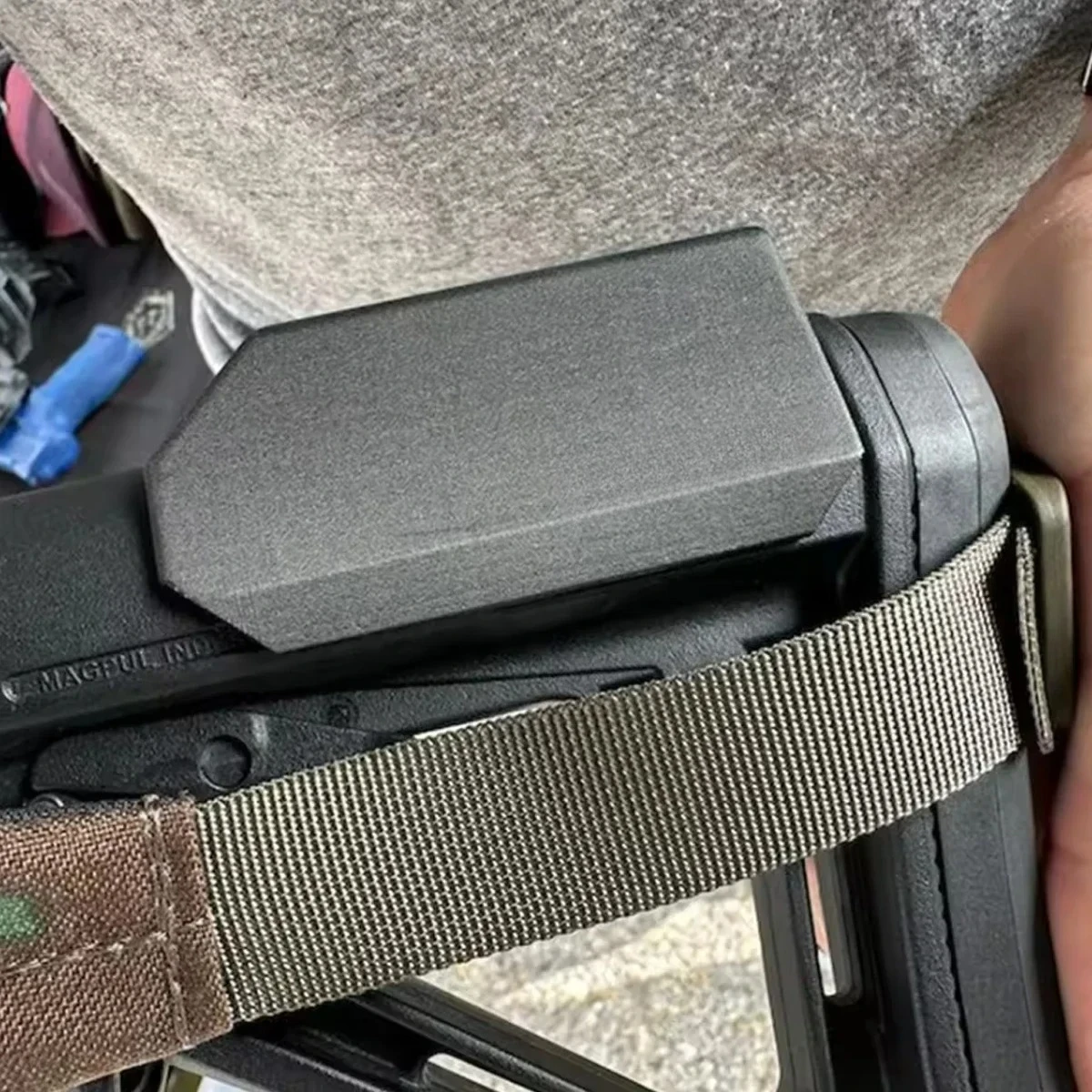Almohadilla táctica CTR GB nailon desmontaje rápido mejilla AR15/M4 - imagen 3