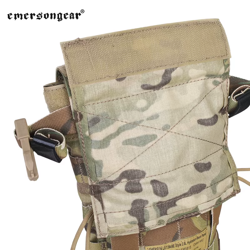 Emersongear bolsa de agua táctica con panel trasero para senderismo - imagen 4
