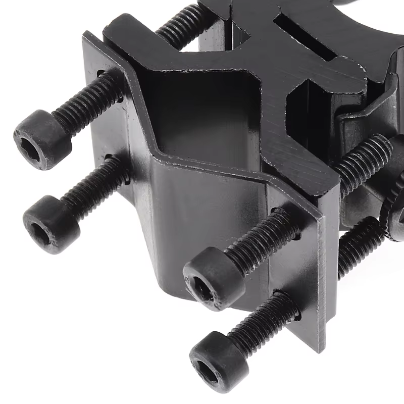 Soporte anillo 25mm para linterna LED en riel 20mm Picatinny - imagen 2