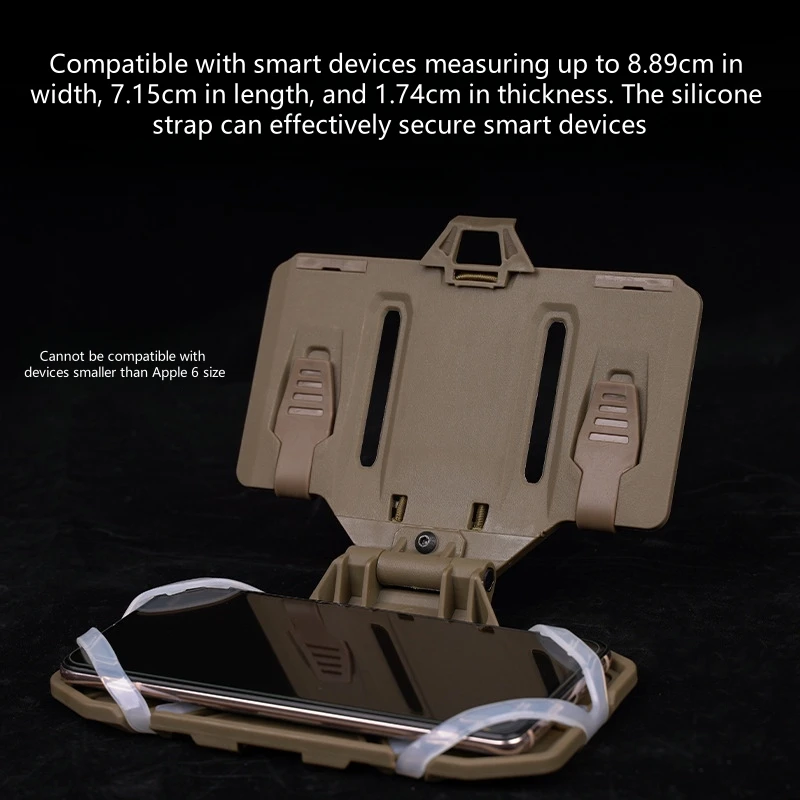 CS Panel MOLLE plegable para funda móvil y mapa Airsoft