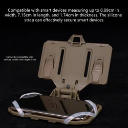 CS Panel MOLLE plegable para funda móvil y mapa Airsoft