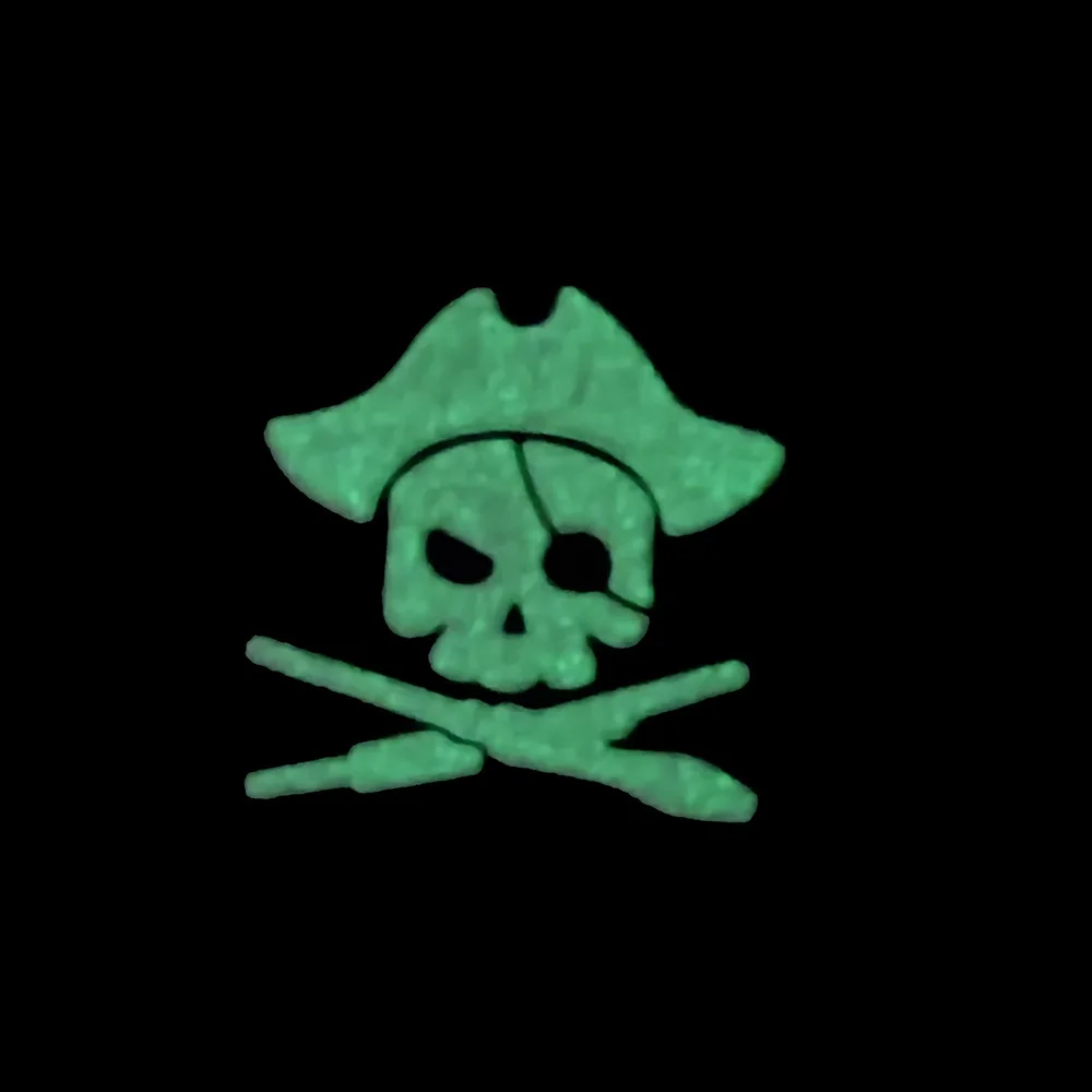 Parche esqueleto pirata táctico luminoso – Para chaleco MOLLE - imagen 4