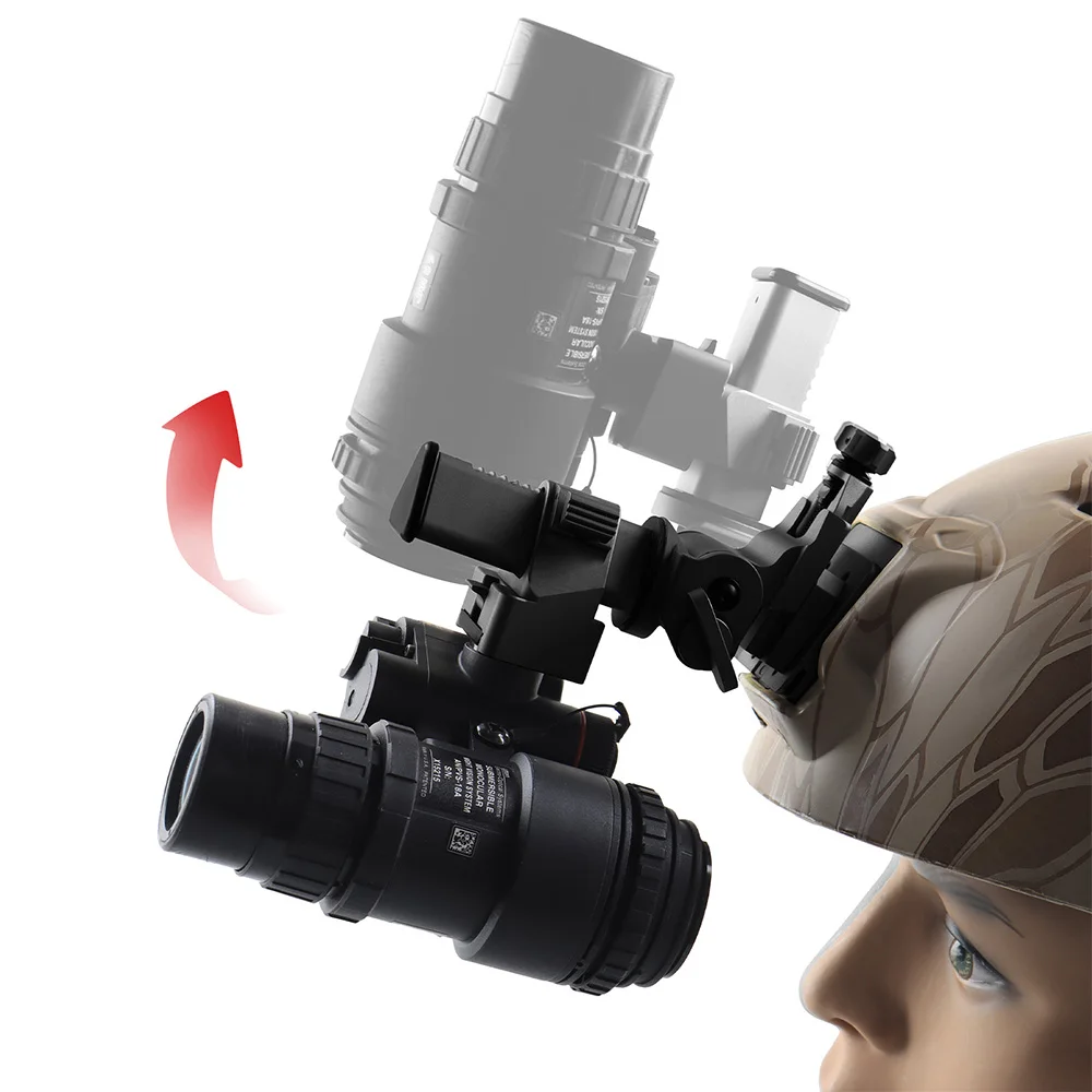 Soporte NVG abatible para casco con monocular ajustable