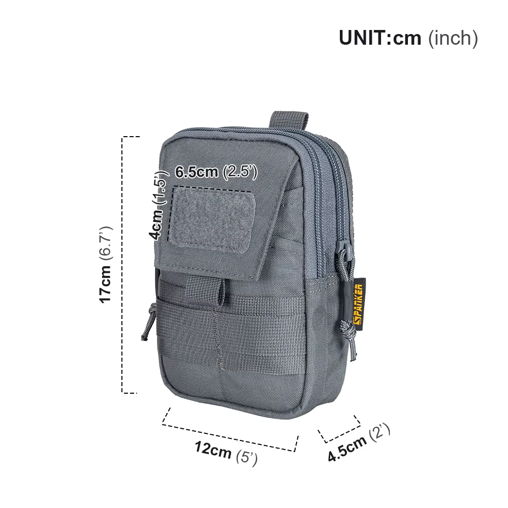 Riñonera táctica MOLLE EDC – Compatible con smartphone - imagen 3