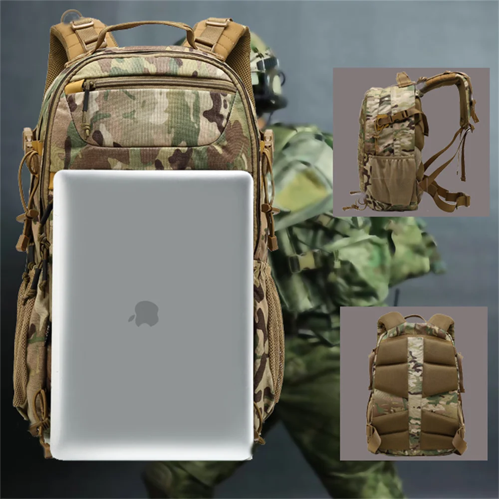 Mochila táctica impermeable camuflaje para alpinismo y deporte - imagen 5