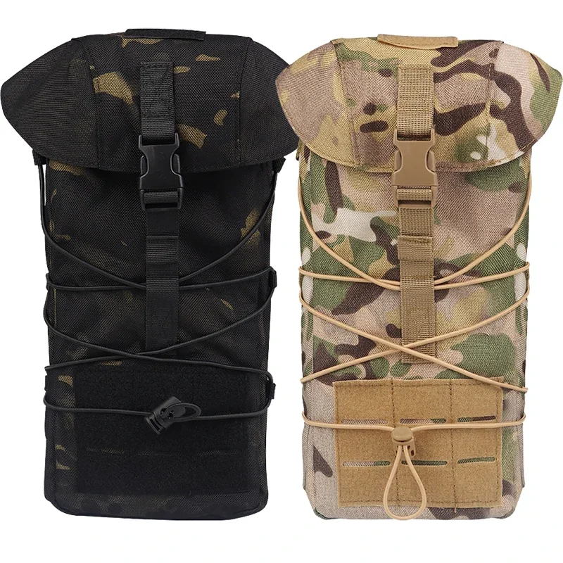 Bolsa táctica MOLLE de cintura para chaleco, utilidad exterior