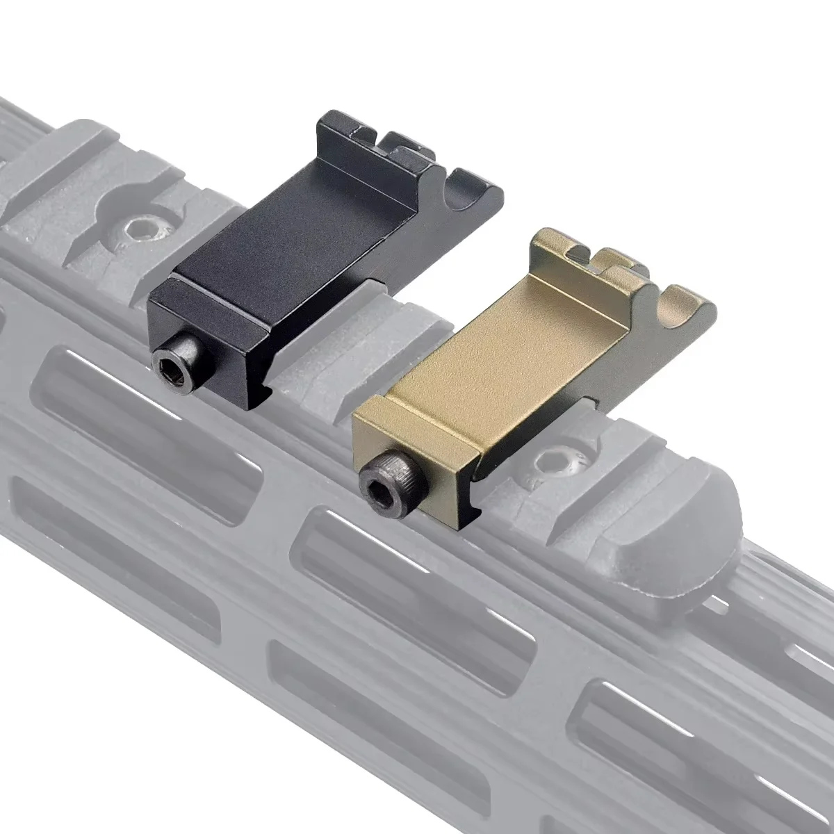 Adaptador angular Picatinny 20mm para linterna táctica y láser - imagen 4