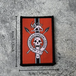 Parche moral brazalete Legión Exterior Rhodesiana – Velcro táctico