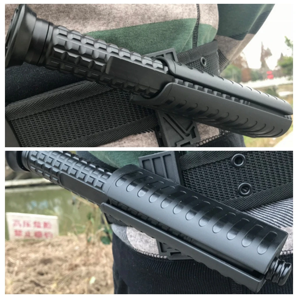 Funda bastón táctico – Rotación 360° expandible cinturón servicio - imagen 5
