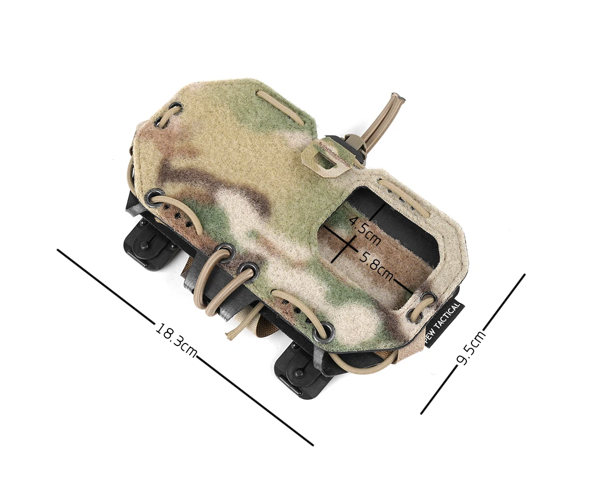 Panel de navegación móvil HSGI Molle con placa CURV