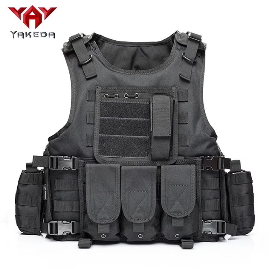 YAKEDA Chaleco táctico MOLLE anfibio para entrenamiento al aire libre