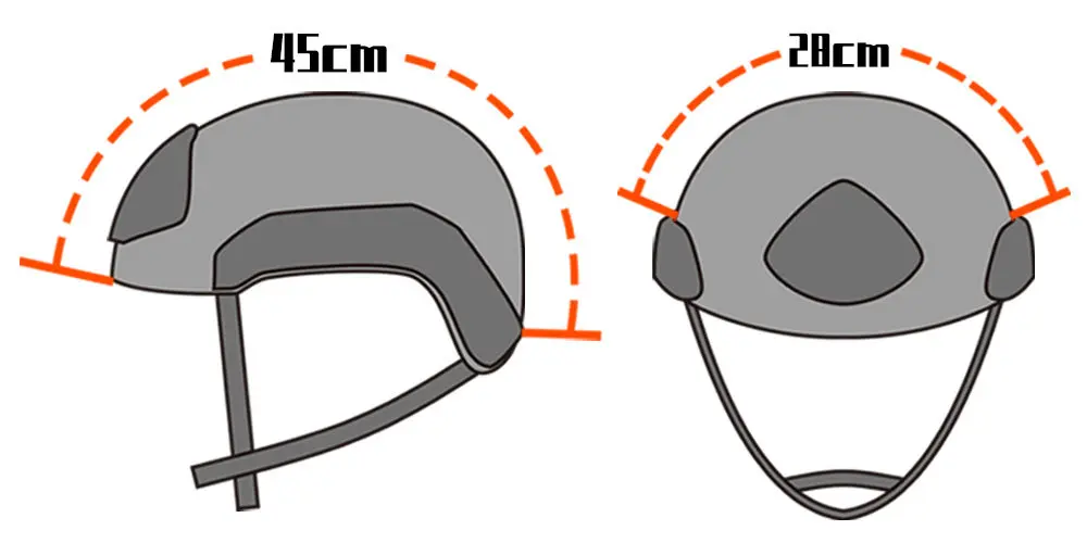 Detalle de la malla protectora para casco