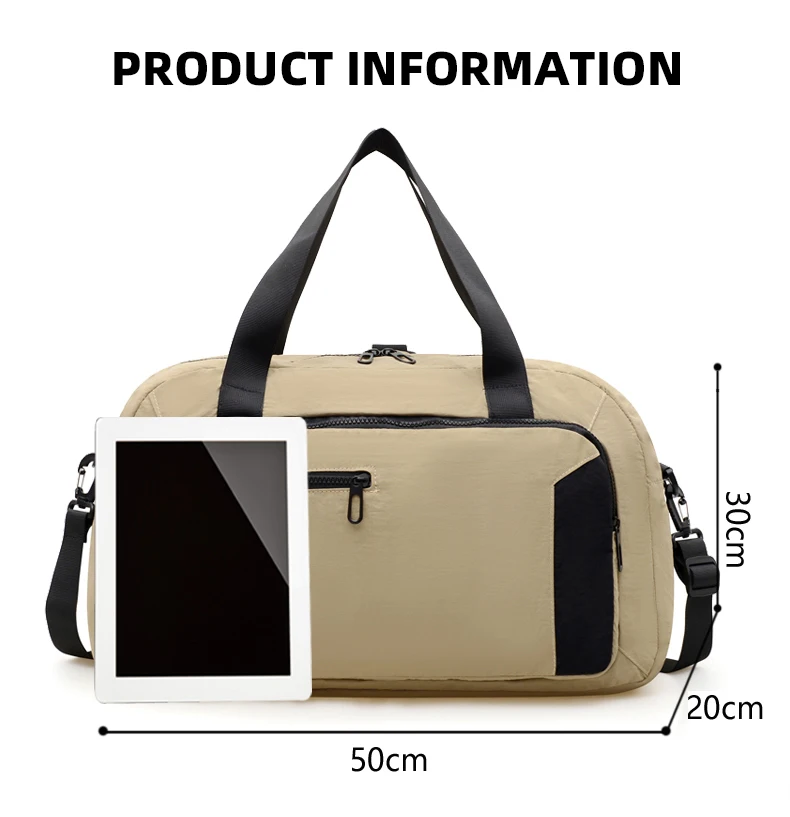 Bolsa de gimnasio scione vista frontal