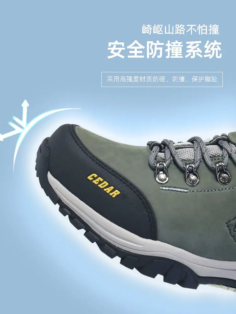 Botas de trekking RAN impermeables en cuero vacuno – Hombre - imagen 4