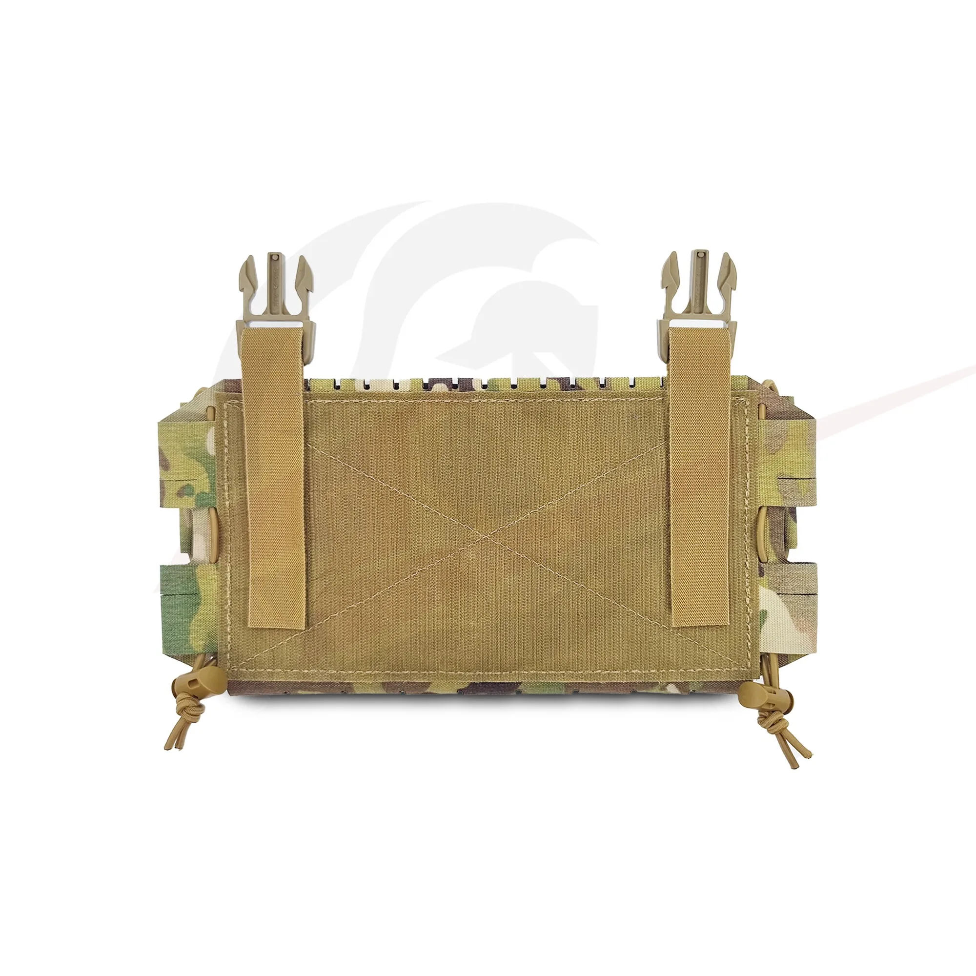 Adaptador MOLLE panel frontal táctico para portaplacas y chaleco - imagen 3