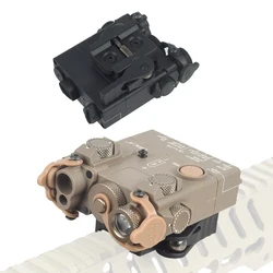 Linterna táctica DBAL-A2 mira láser roja/verde PEQ-15 para rifle airsoft